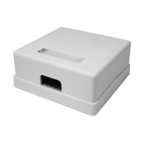 Розетка компьютерная 8P8C (RJ-45) UTP Cat5e 2 порта (DIY упак.) | код 10-0309-1 | SUPRLAN