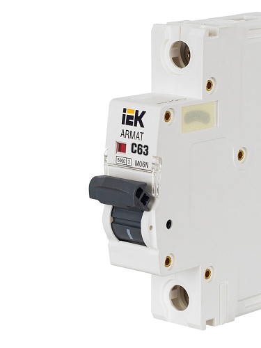 ARMAT Автоматический выключатель M06N 1P C 63А | код AR-M06N-1-C063 | IEK  фото 5