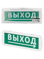 Оповещатель охранно-пожарный световой Топаз-220-РИП-Д Направление к выходу 220 В, 6ч, IP52 TDM | код SQ0349-0412 | TDM