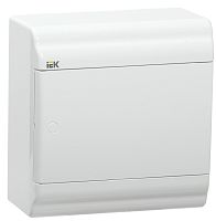 PRIME Корпус пластиковый ЩРН-П-6 модулей навесной белый/белая дверь IP41 | код MKP82-N-06-WD-41-20 | IEK
