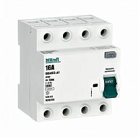 ВДТ 4P 16А 100мА тип AC 6кА УЗО-03 | код 14240DEK | DEKraft