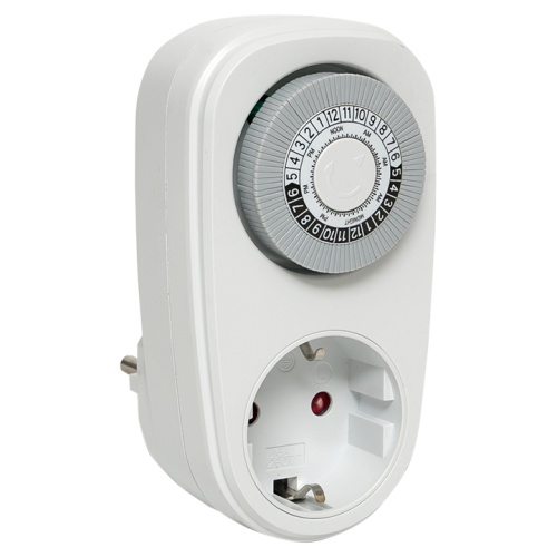 Розеточный механический таймер SMT-48p 16A суточный PROxima | код SMT-48p | EKF Розеточный механический таймер SMT-48p 16A суточный PROxima | код SMT-48p | EKF