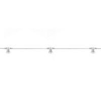 Гирлянда Белт-Лайт 2 жилы, 50м, шаг 40см, 125 патронов E27, IP65, белый круглый провод ПВХ | код 331-242 | Neon-Night