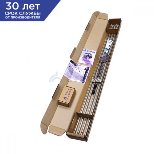 Комплект заземления ZN – 6 (6 метров, 16 мм, 4 х 1500 мм) с насадкой SDS-max | код 60235 | ЕЗЕТЕК