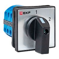 Переключатель кулачковый ПК-1-53 10А 3P «1-2» IP65 EKF | код pk-1-53-10-65 | EKF