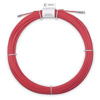 Cabeus Pull-S-3,5-70m Устройство для протяжки кабеля мини УЗК в бухте, 70м (стальной пруток в полиэтиленовой оболочке, диаметр 3,5 мм) | код 9890c | Cabeus