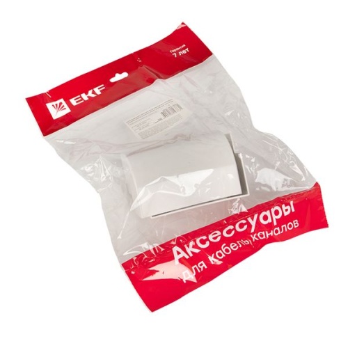 Угол внешний (100х40) (2 шт) белый-Plast | код obw-100-40x2 | EKF фото 3