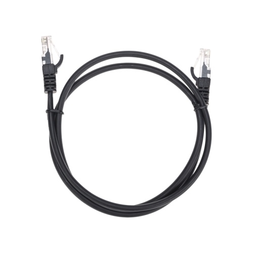 Патч-корд U/UTP, CAT 5e, RJ45-RJ45, 26AWG, LSZH, черный, 1м REXANT | код 02-0102-1 | REXANT