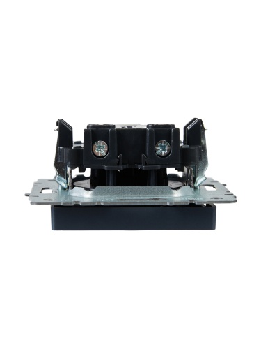 BRITE Розетка 1-местная без заземления без защитных шторок 10А РС10-1-0-БрМ маренго | код BR-R10-10-K35 | IEK фото 3