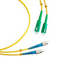 Cabeus FOP(d)-9-SC/APC-FC/UPC-7m Шнур оптический duplex SC/APC-FC/UPC 9/125 sm 7м LSZH | код 8126c | Cabeus
