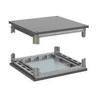 Комплект, крыша и основание, для оцинкованных шкафов OptiBox M, 400x400 мм | код 306693 | КЭАЗ