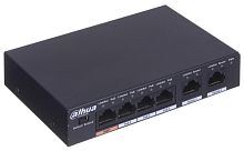 Коммутатор 4-х портовый PoE (DH-PFS3106-4ET-60) | код 122116 | Dahua