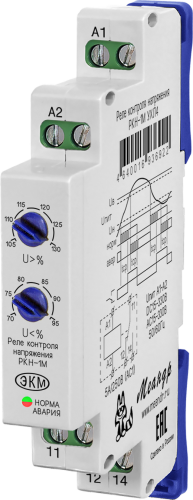 Реле контроля напряжения РКН-3-15-15 220В | код. 4640016933945 | Меандр АО