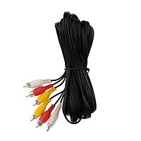 Шнур 3х3 RCA 5м | код 17-0205 | Rexant