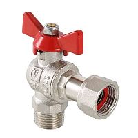 Кран шар. BASE угловой с накидной гайкой 3/4" вн.-нар. | код. VT.267.N.0505 | VALTEC