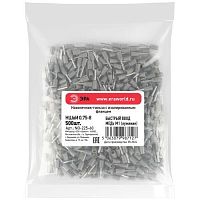 Наконечник-гильза с изолированным фланцем (упаковка 500 шт.) NO-225-60 НШвИ 0,75-8 | код Б0063417 | ЭРА