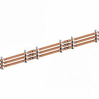 Шины 30x10 , ширина 4 | код. ZX 1107 | ABB