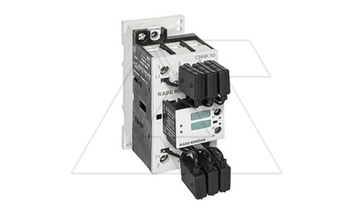 Контактор CNNK 60 10N 230V 50/60Hz, 3P, 87A, 60kVAr(400VAC по AC6-b), 230V50/60Hz, 1NO | код EA606362N | Rade Koncar