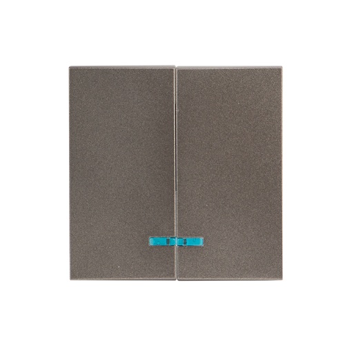 Валенсия лицевая панель выключателя 2-кл, с индикатором 10А графит PROxima | код ESV10-L-123-60 | EKF Валенсия лицевая панель выключателя 2-кл, с индикатором 10А графит PROxima | код ESV10-L-123-60 | EKF