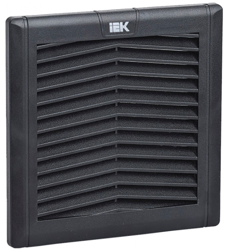 Фильтр с решеткой для вентил. ВФИ 65-105м3/час черный IEK | код YVR10D-EF-065-55-K02 | IEK