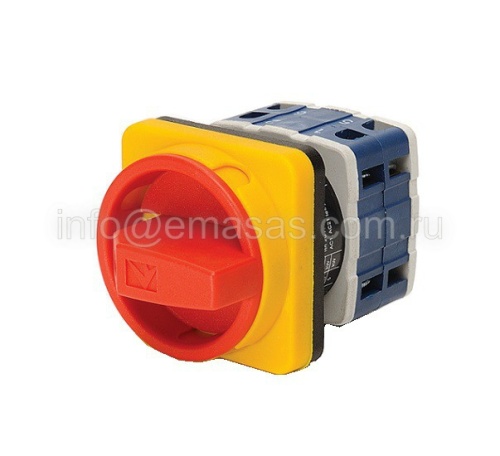 PSA063AK341E Переключатель авар., 3 полюса, двухпозиционный (0-1), 63А | код PSA063AK341E | EMAS
