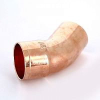 Отвод однораструбный 45 град. медь пайка 42, модель 5040 (1504042) | код RG008TEAFIRNJN | Sanha