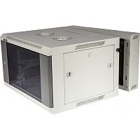 Шкаф настенный серии Pro, 3-секционный, 12U 600x600, стеклянная дверь | код TWT-CBW3G-12U-6x6-GY | TWT