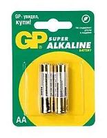 Батарея GP Super Alkaline 15A LR6 AA (2шт) | код 558927 | GP