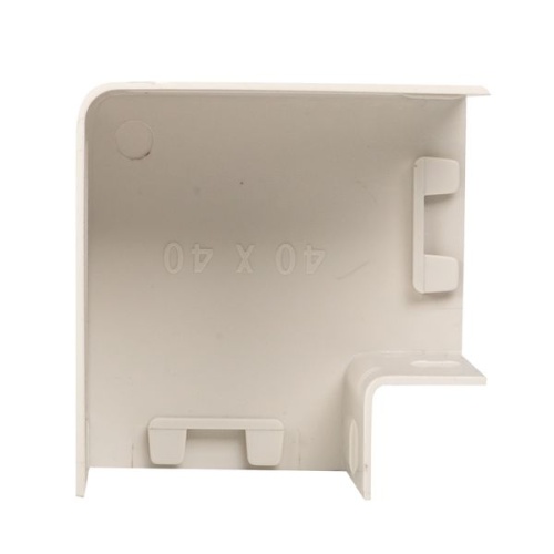 Поворот 90 гр, (40х40) (4 шт) белый-Plast | код abw-40-40x4 | EKF фото 5