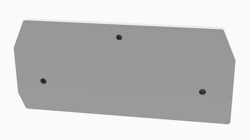 D-WS10-01P-11-00Z(H), Концевая крышка, для WS10, серый, шт | код 11060000083 | DEGSON