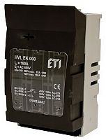 Разъединитель HVL EK 000 3p 100A M8 | код 001701000 | ETI