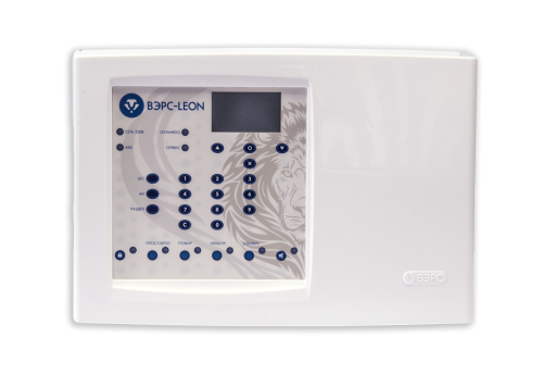 Прибор приемно-контрольный и управления охранно-пожарный адресный, 2 адресных линии/кольцо, поддержка до 180 извещателей LEONARDO, 16 пороговых шлейфов сигнализации | код ВЭРС- LEON | ВЭРС