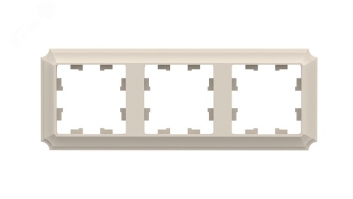 Рамка 3-пост. AtlasDesign Antique универс. беж. | код ATN100203 | Systeme Electric