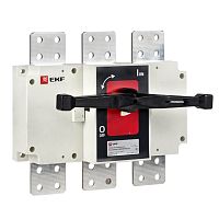 Рубильник-выключатель 1250A 3P c рукояткой управления для прямой установки PowerSwitch PROxima | код psds-1250-3 | EKF