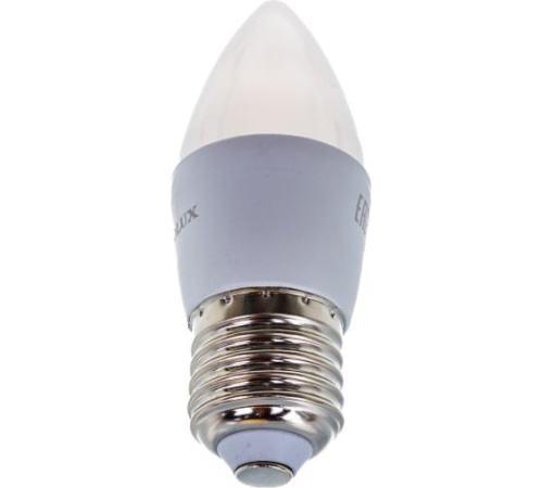 Лампа светодиодная LL-E-C37-6W-230-4K-E27 (свеча, 6Вт, нейтр., Е27) Eurolux, , Шт | код 76/2/10 | EUROLUX