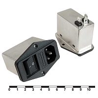 Сетевой фильтр RUICHI DL-1DZ2KR 1A. 250V, 2,2 нФ | код 85027 | Ruichi