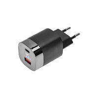 Сетевое зарядное устройство USB QC (30W) + Type C PD (33W), с дисплеем REXANT | код 18-2224 | REXANT