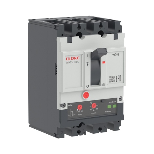 Авт. выкл. YON pro MNX160L 3P 160A 70kA при AC415V расц. TMM | код MNX160L3PTMM0160 | DKC