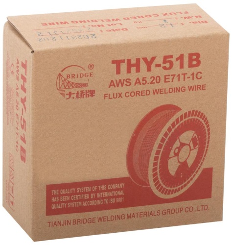 Проволока сварочная флюсовая THY-51B 1,2 мм (катушка 1 кг) | код 81766 | FIT фото 3 Проволока сварочная флюсовая THY-51B 1,2 мм (катушка 1 кг) | код 81766 | FIT фото 3