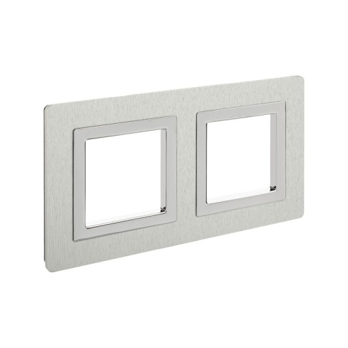 Рамка из алюминия, ''Avanti'', серая, 4 модуля | код 4404834 | DKC