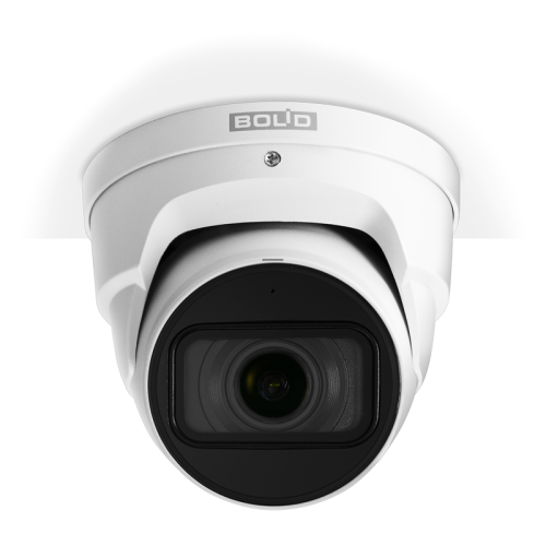 Видеокамера купольная Eyeball сетевая цветная 3 Мп объектив 27-12 мм моторизированный ИК-подсветка (до 60 м) | код BOLID VCI-830-01 | Болид