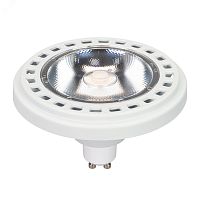Лампа AR111-UNIT-GU10-15W-DIM Warm3000 (WH, 24 deg, 230V) (ARL, Металл) | код 26867 | Arlight