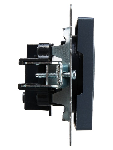 BRITE Розетка 1-местная без заземления без защитных шторок 10А РС10-1-0-БрМ маренго | код BR-R10-10-K35 | IEK фото 7