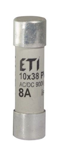 Предохранитель CH 10x38 gR-PV 8A 900V (30kA) | код 002625030 | ETI