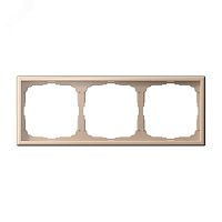 Рамка 3-м ArtGallery универс. песочн. | код GAL001203 | Systeme Electric
