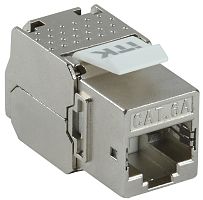 ITK Модуль Keystone Jack кат.6А STP без инструмента TOOLLESS 180град | код CS1-1C6AS-T2 | IEK
