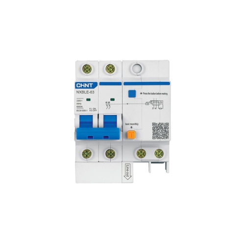 Автоматический выключатель дифференциального тока NXBLE-63 2P D50 100mA тип AC 6kA (CHINT) | код 982567| CHINT