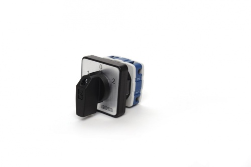 PSA010KD134S Переключатель полюсов реверс. однофазный (1-0-2) 10А | код PSA010KD134S | EMAS
