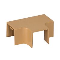 Угол T-образный (16х16) (4 шт) светлое дерево-Plast | код tchl-16-16x4 | EKF