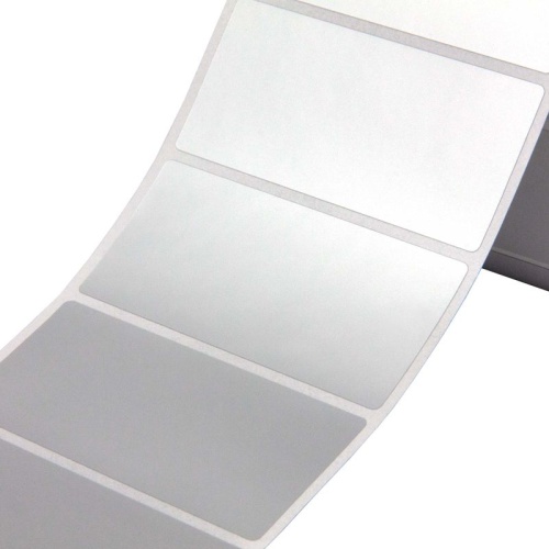 Этикетка в рулоне для ТТ печати, 58х40мм, из полиэстера с усиленным адгезивом, серебристый матовый, химстойкий, 1шт./ряд, 1тыс.шт./упак. | код TAP5840MR | DKC